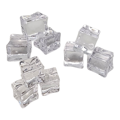 Frosty Acrylic Ice Cubes -