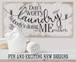 Don't Worry Laundry - Canvas