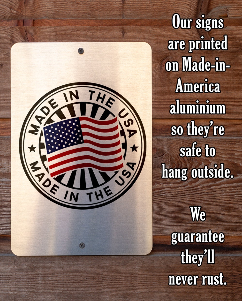 Donuts, Made Fresh Daily - Metal Sign