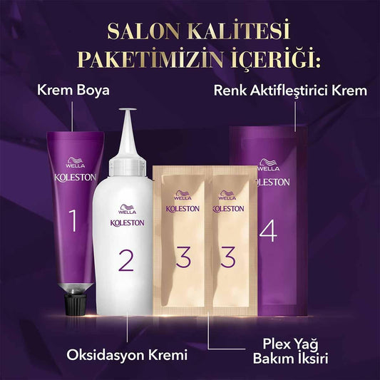 Wella Koleston Supreme Hair Dye - Nourishing Permanent Hair Color with Luxurious Cream Formula