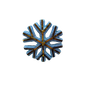 7 Inch Commercial Shatterproof Snowflake Ornament