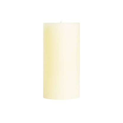 Mole Hollow Unscented Pillar Candle (Shell White) -