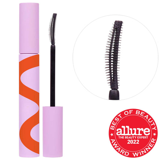 MakeWaves Vegan Lengthening + Volumizing Mascara for Sensitive Eyes - Waterproof, Cruelty-Free
