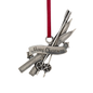 Crossed Skis And Poles Ornament