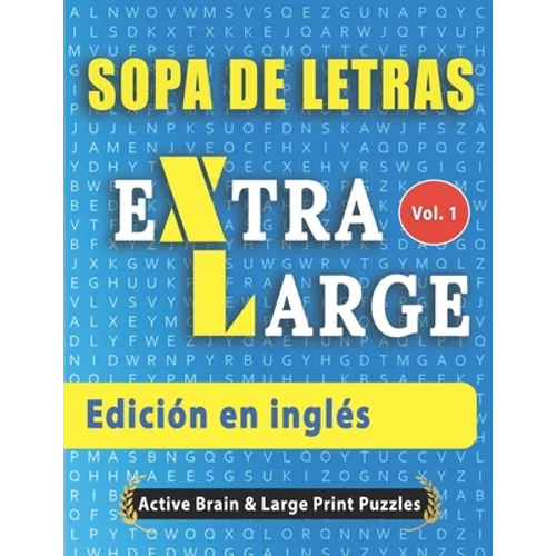 Sopa de Letras - Edición en inglés - Paperback