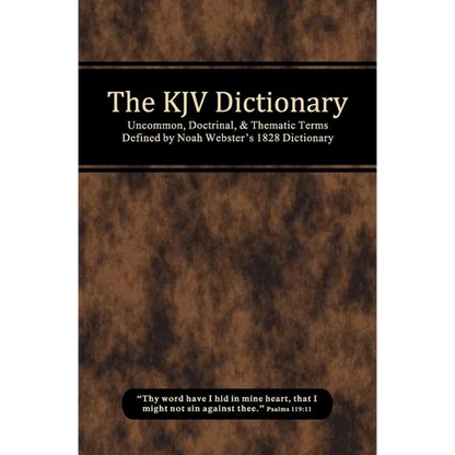 The KJV Dictionary - Paperback