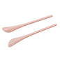 2 Pairs Cream Color Eyeglass End Tips Replacement Earsocks Pieces Tube for Thin Metal Eyeglass Temple Arm