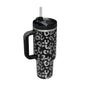 40oz Adventure Quencher Tumbler T hermos Vacuum Cups With Handle Stainless Steel Travel Water Cup Stay Ice Cold Car Coffee Mug