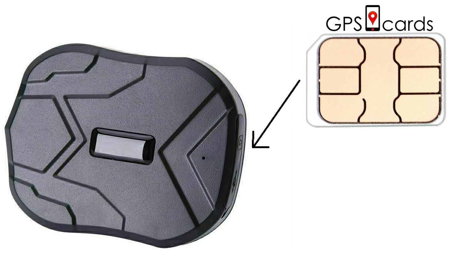 Sim Card for Large Battery GPS408 Tracker with 4G Powerful Tracking