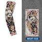 1 Pc Tattoo sleeves for summer outdoor sports, breathable, sweat absorbing, sun shading, seamless koi flower arm tattoo ice sleeves