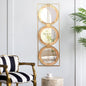 Adelaide 3 Piece Wall Mirror in Gold Rectangular Frame, 40"x14"