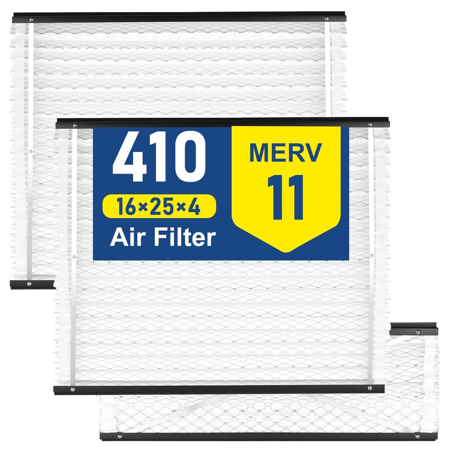 2Pack 413/410/210/213 Replacement Filter Compatible with AprilAire Size:16x25x4 Whole House Air Purifiers