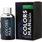 COLORS DE BENETTON BLACK by Benetton EDT SPRAY 3.4 OZ