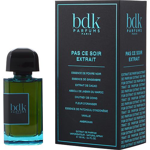 BDK PAS CE SOIR by BDK Parfums EXTRAIT DE PARFUM SPRAY 3.4 OZ