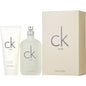 CK ONE by Calvin Klein EDT SPRAY 6.7 OZ & SKIN MOISTURIZER 6.7 OZ