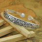 Handcrafted Tibetan Miao Silver Artisan Bracelet for Boho Fashion