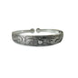 Handcrafted Tibetan Miao Silver Artisan Bracelet for Boho Fashion