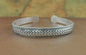 Handcrafted Tibetan Miao Silver Artisan Bracelet for Boho Fashion