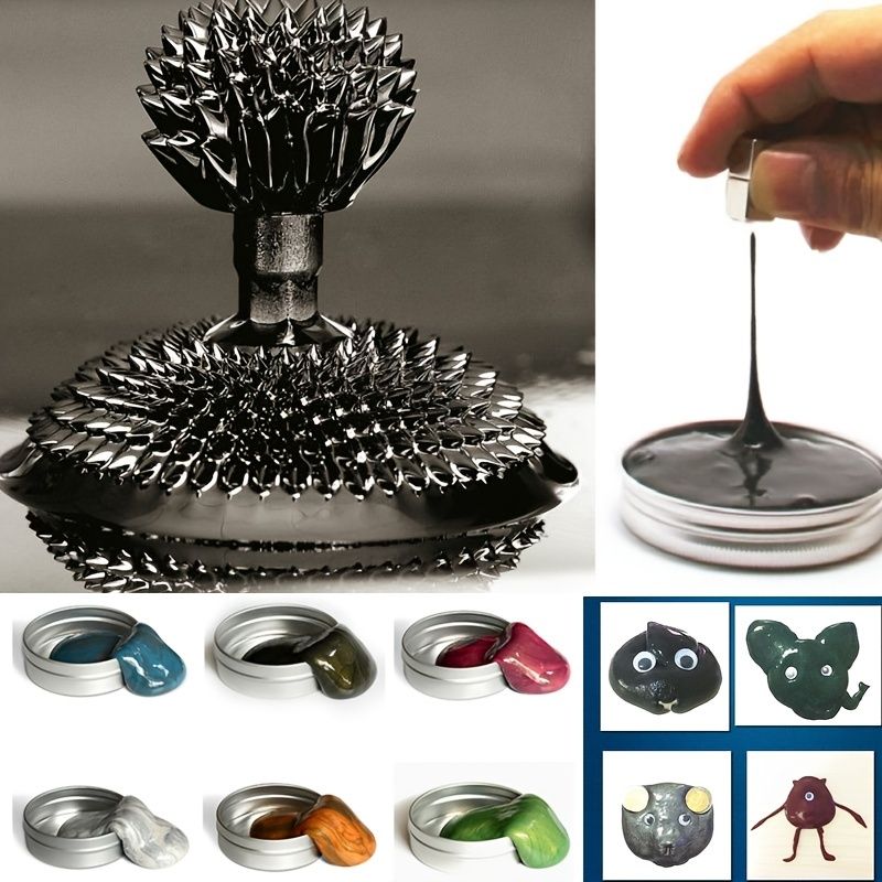 Magnetic Mud ,Magnetic Plasticine, Magnetic Mud, Creative Decompression Toy Devouring Magnet Mud