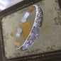 Handcrafted Tibetan Miao Silver Artisan Bracelet for Boho Fashion