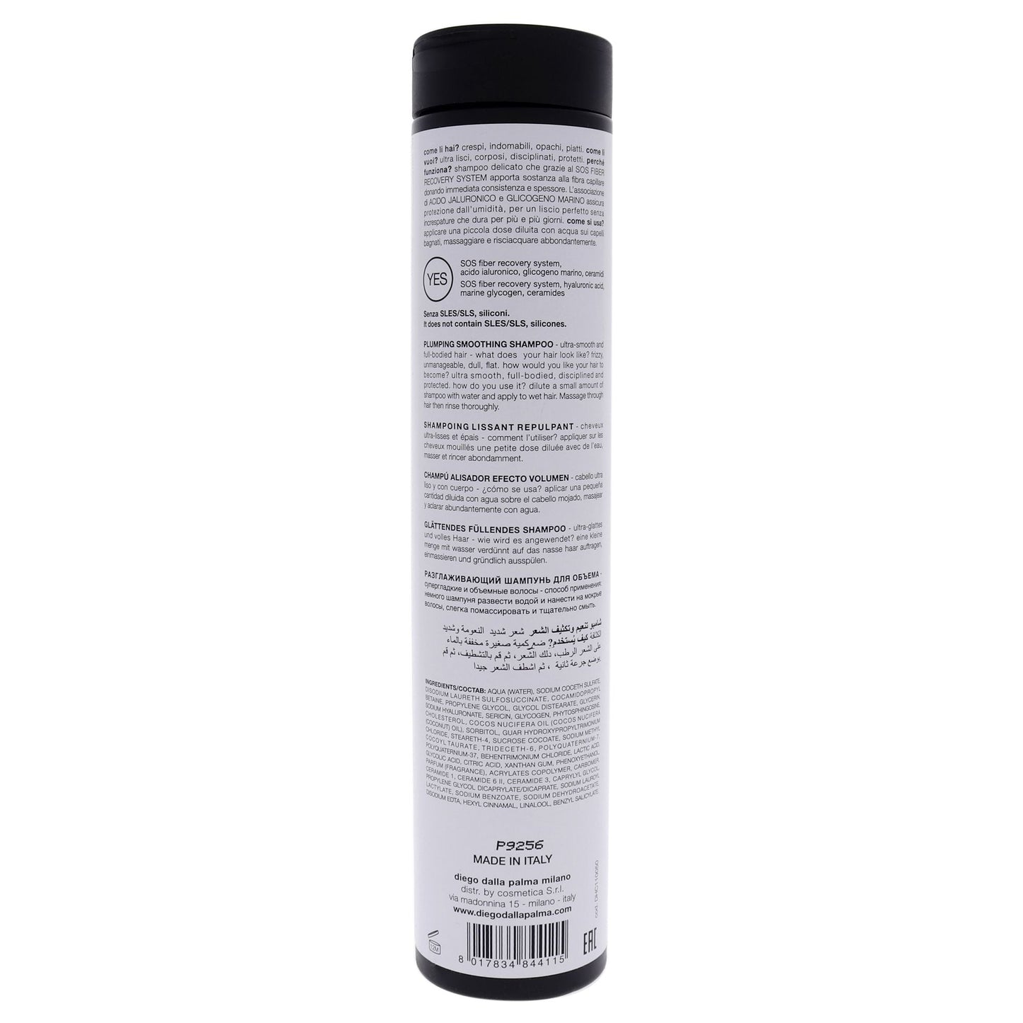 Plumping Smoothing Shampoo by Diego Dalla Palma for Unisex - 8.5 oz Shampoo