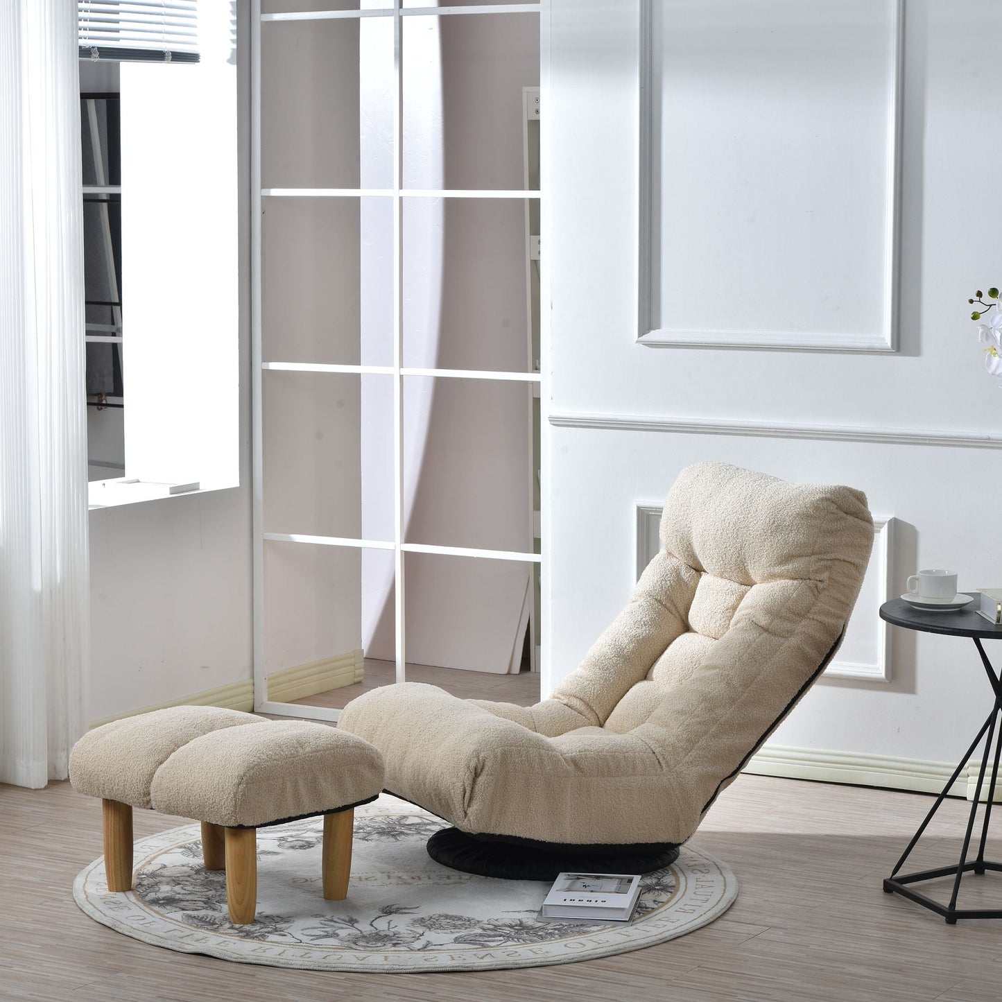 Adjustable Tatami Floor Chair with 3D Ergonomic Support