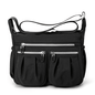 Crossbody Bag for Women, high density Nylon Shoulder Messenger Bag Trendy Pocketbooks, Waterproof and Multi-Pockets