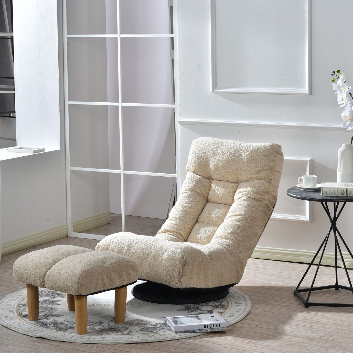 Adjustable Tatami Floor Chair with 3D Ergonomic Support