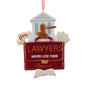 Lawyer's Appeal Hanging Ornament