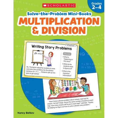 Solve-The-Problem Mini Books: Multiplication & Division - Paperback