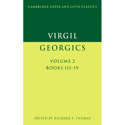 Virgil: Georgics: Volume 2, Books III-IV - Paperback