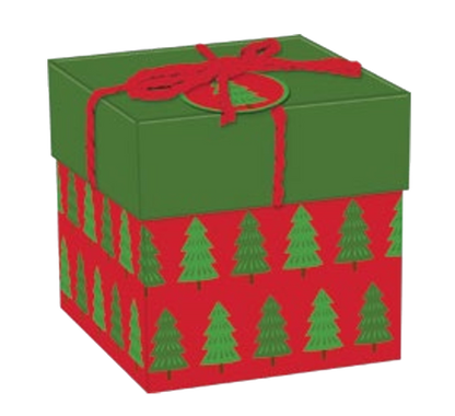 Gift Box Cube for Gift Cards - 3" x 3" -  Joy Present Stack
