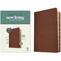 NLT Super Giant Print Bible, Filament Enabled (Genuine Leather, Brown, Indexed) - Leather