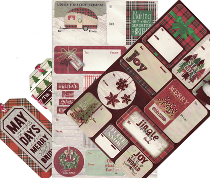 Multi Pack Gift Tags - Country Style