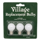 Village Replacement Round Light Bulb 3 Pack