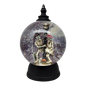Spooky Love Skeleton Lighted Snow Globe