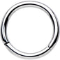 16G 5/16 Solid G23 Implant Grade Titanium Hinged Segment Ring