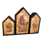 Madonna And Child Panel Lamp - Blue