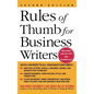 Rules of Thumb for Business Writers - Hardcover