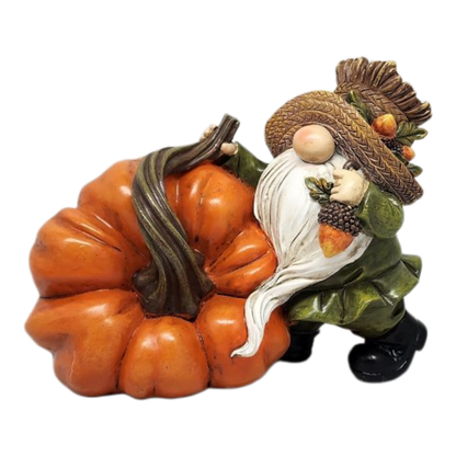 Harvest Gnome on a Gourd -