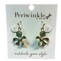 Dogwood Flower Earrings – Greenish Blue
