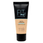 Maybelline Fit Me Foundation: Nude 118 - Matte Finish, Minimizes Pores & Controls Oil - Natural Liquid Foundation for Oily & Normal Skin