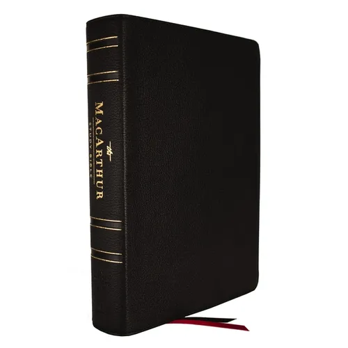 Nasb, MacArthur Study Bible, 2nd Edition, Genuine Leather, Black, Comfort Print: Unleashing God's Truth One Verse at a Time - Leather