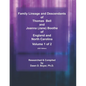 Family Lineage and Descendants of Thomas Bell and Joanna (Jane) Boothe of England and North Carolina: Volume 1 (2021 Edition) - Paperback
