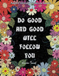 Adult Coloring Quotes on Karma - Do Good And Good Will Follow: Snarky Coloring Books For Adults - 40 Inspirational & Sarcastic Colouring Pages for Str - Paperback