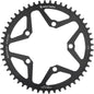 Wolf Tooth 110 BCD Gravel CX Road Chainring - 52t 110 BCD 5-Bolt Drop-Stop ST For Shimano HG+ KMC 12-Speed Chains BLK