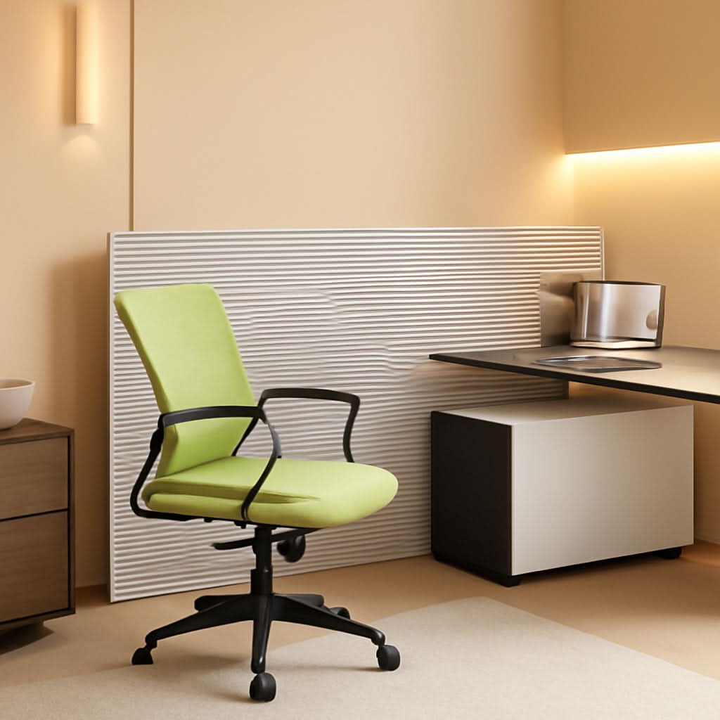 Cyan Ergonomic Office Chair Armrests And Lumbar Support