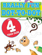 Really Fun Dot To Dot For 4 Year Olds: Fun, educational dot-to-dot puzzles for four year old children - Paperback