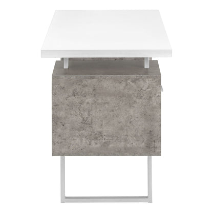 Computer Desk For Home Office, Laptop, Left, Right Set - Up, Storage Drawers, Contemporary & Modern