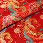 The Imperial Threads: Phoenix & Dragon Embroidered Cheongsam Fabric